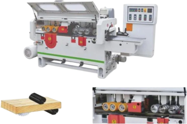 Foto do equipamento Máquina de Corte Múltiplo com Sistema de Plaina Integrado